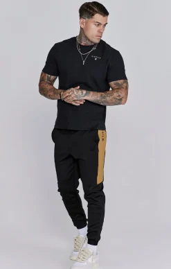 Black Muscle Fit Joggers