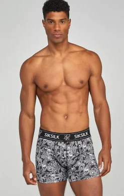 Black 3Pk Paisley Boxer