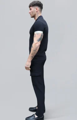 Black Polo T-Shirt