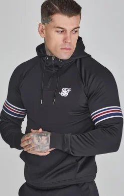 Black Quarter Zip Hoodie