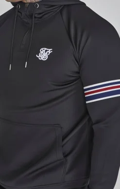 Black Quarter Zip Hoodie