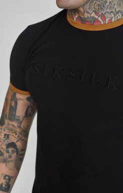 Black Ringer T-Shirt