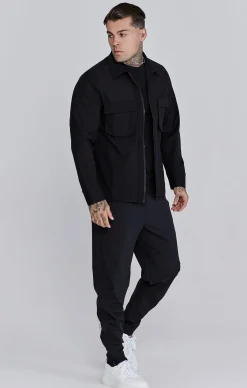 Black Smart Joggers