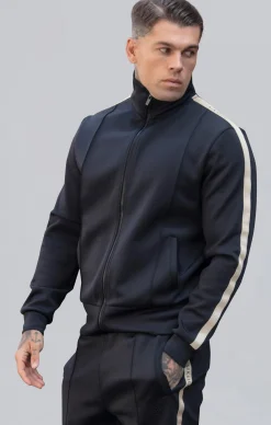 Black Track Top