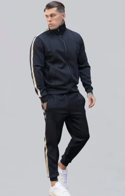 Black Track Top