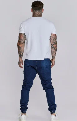 Blue Denim Joggers