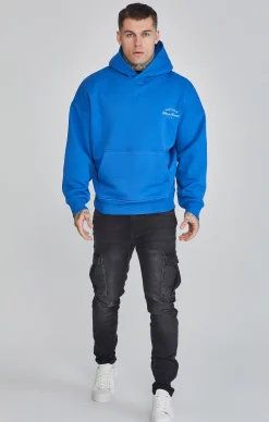 Blue Graphic Hoodie