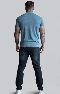 Blue Marl T-Shirt