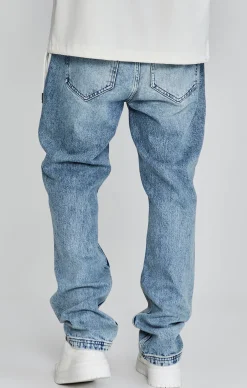 Blue Straight Fit Jeans