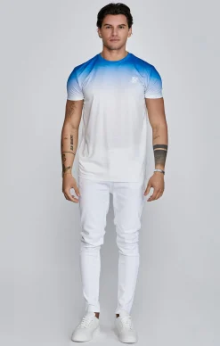 Blue White Fade T-Shirt