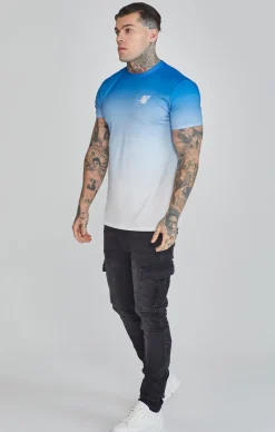 Blue White Fade T-Shirt