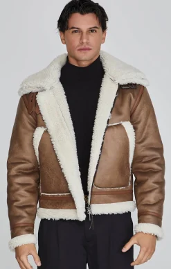 Brown Aviator Jacket