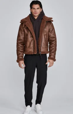 Brown Aviator Jacket