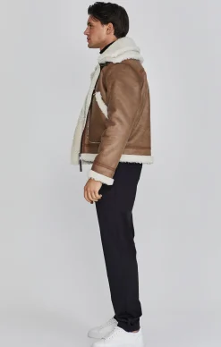Brown Aviator Jacket