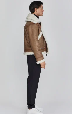 Brown Aviator Jacket