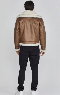 Brown Aviator Jacket