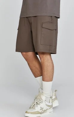 Brown Cargo Shorts