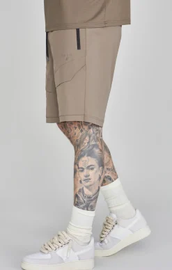 Brown Cargo Shorts
