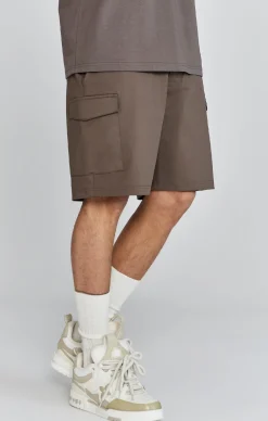 Brown Cargo Shorts