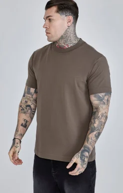 Brown Ecru Grey Marl Pack of 3 T-Shirts