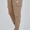 Brown Essentials Cargo Joggers