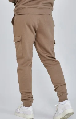 Brown Essentials Cargo Joggers