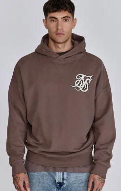 Brown Graphic Hoodie