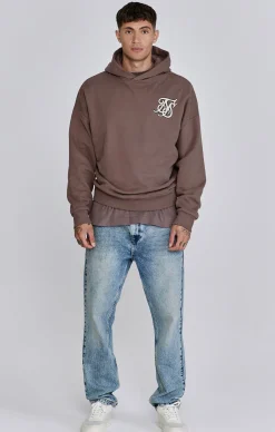 Brown Graphic Hoodie