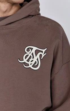 Brown Graphic Hoodie