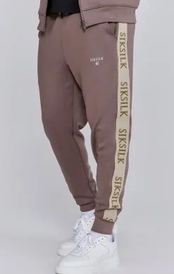 Brown Muscle Fit Joggers