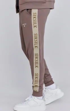 Brown Muscle Fit Joggers