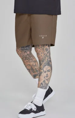 Brown Swim Shorts