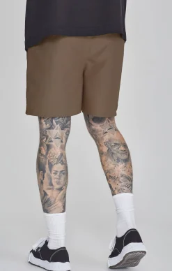 Brown Swim Shorts