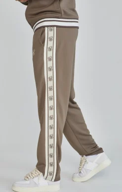 Brown Track Pants