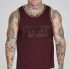 Burgundy Basketball Vest