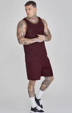 Burgundy Dynamic Shorts