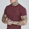 Burgundy Muscle Fit T-Shirt