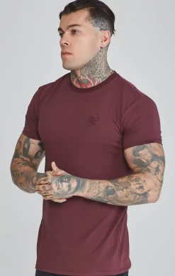 Burgundy Muscle Fit T-Shirt