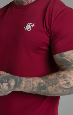 Burgundy Muscle Fit T-Shirt