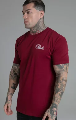 Burgundy Relaxed Fit T-Shirt