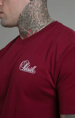 Burgundy Relaxed Fit T-Shirt