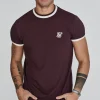 Burgundy Ringer T-Shirt