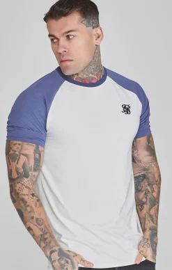 Ecru Blue Raglan T-Shirt