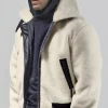 Ecru Bomber Jacket