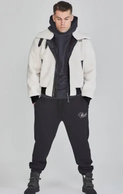 Ecru Bomber Jacket