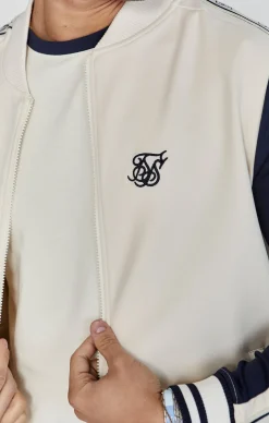 Ecru Bomber Jacket