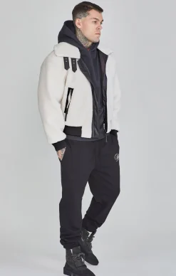 Ecru Bomber Jacket