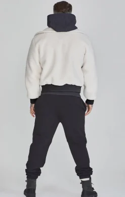 Ecru Bomber Jacket