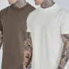 Ecru Brown Pack of 2 T-Shirts