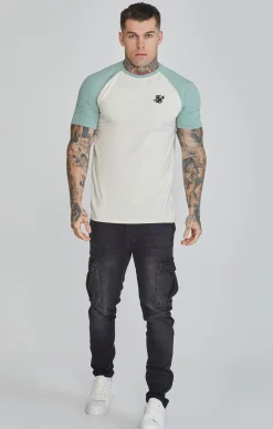 Ecru Green Raglan T-Shirt